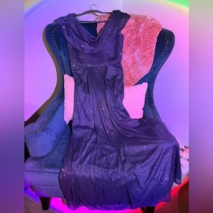 Alex Evenings Formal Dark Gray Gown/Prom Dress